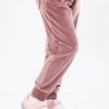Pantaloni soft pink velvet