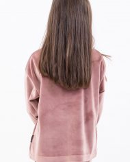 Bluza soft pink velvet